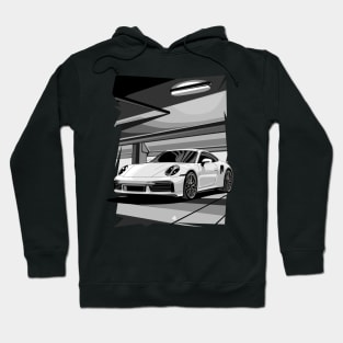 911 turbo illustration graphics Hoodie